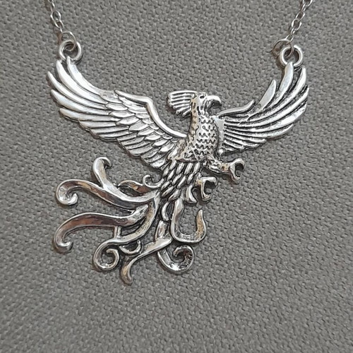 Phoenix pendant large iron