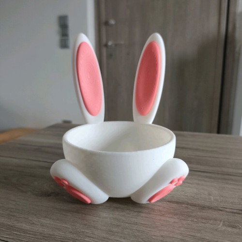 3D Easter Bunny Bowl new
