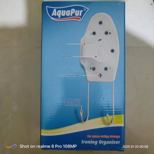 Aquapur Wall Mount for Iron and Ironing Board new