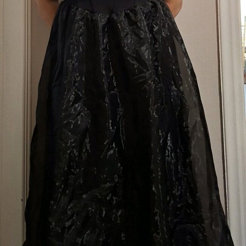 Shein tulle strap dress like new, black, size M