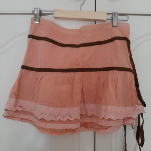Staff Jeans pink mini skirt like new, XS