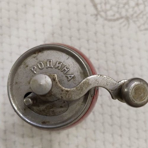 Antique pepper mill used