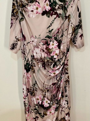M&S Collection Γυναικείο Φόρεμα Με Κοντά Μανίκια Midi Μέγεθος 14 Σαν Καινούργιο