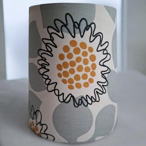 Fabric lampshade printed like new