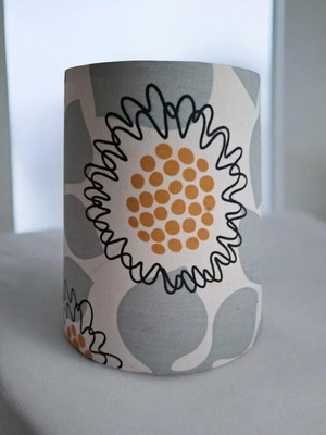 Fabric lampshade printed like new