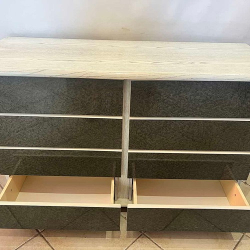 Mobile chest of drawers with 8 drawers used, 75x119x44.5 cm