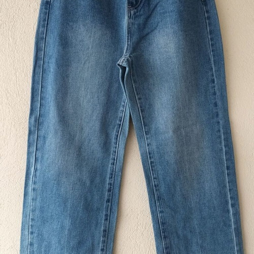 Dazy women's faded blue five-pocket jeans, size M
