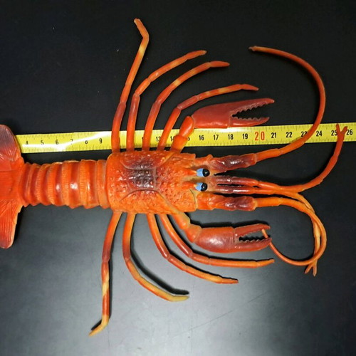 Decorative lobsters used, pair, 30cm realistic size