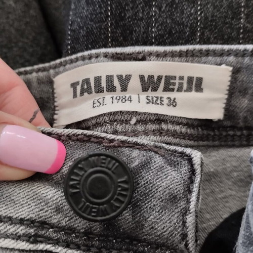 Tally Weijl women's skinny jeans gray like new, size 36/38