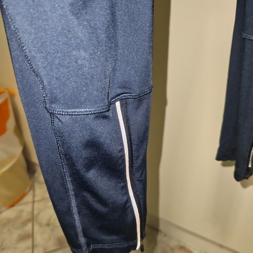 Crivit men's sports leggings new, size XL, blue