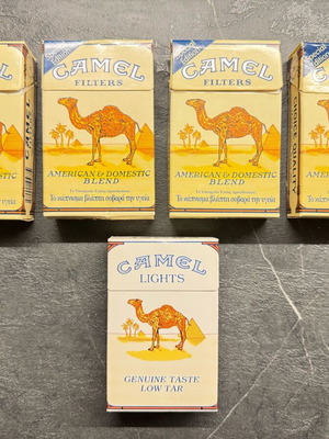 Camel collectible packs used