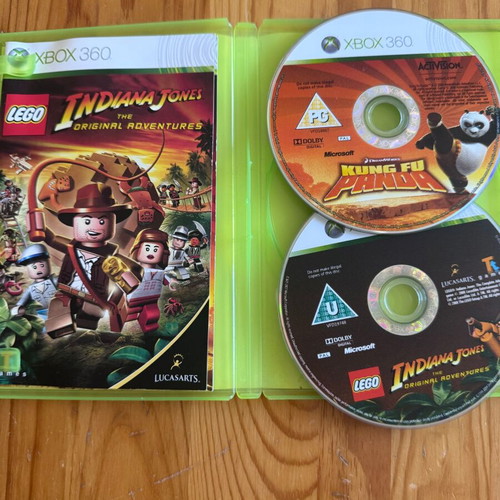 Lego Indiana Jones & Kung-fu Panda Xbox 360 game