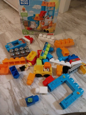 Mega Fisher-Price Construction Playset used