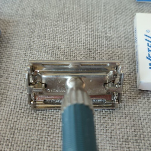 Gillette Super Slimtwist vintage razor used with gift blades