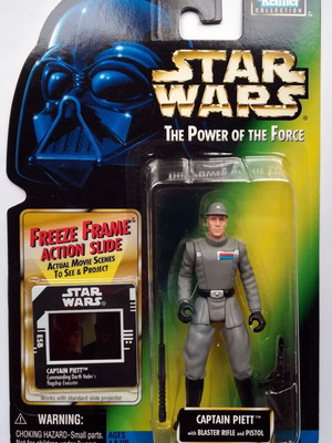 Star Wars Power of the Force Captain Piett фигурка с Freezeframe диапозитив