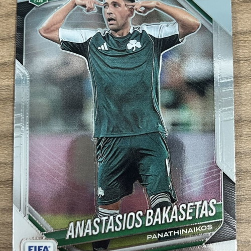 2025-26 Panini Prizm FIFA Soccer RC Anastasios Bakasetas card like new