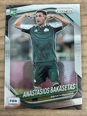 2025-26 Panini Prizm FIFA Soccer RC Anastasios Bakasetas card like new