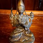 Παλιο μπρούτζινο ινδουιστικο ή θιβετιανο αγαλματιδιο