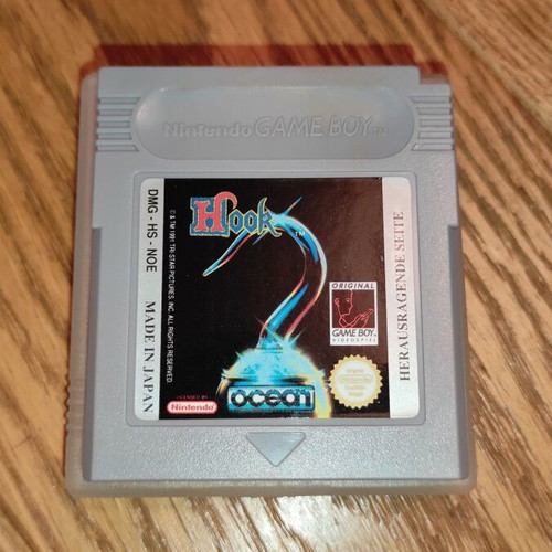 Hook Nintendo Game Boy cartridge used with case