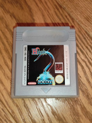 Hook Nintendo Game Boy cartridge used with case