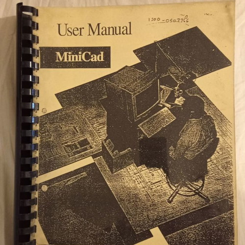 MiniCad program manual book for architects used