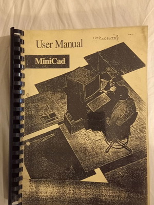 MiniCad program manual book for architects used