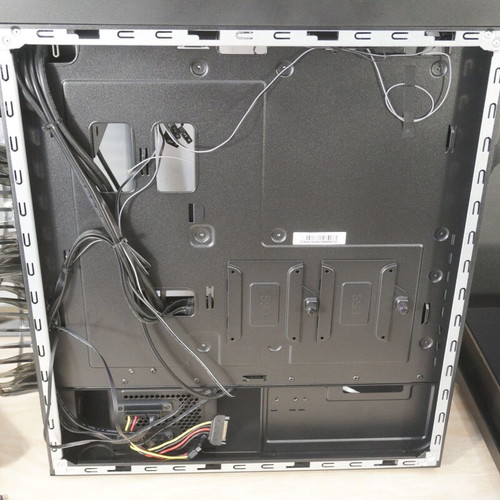 Acer Predator PC case used with 3 RGB fans and PCIE riser