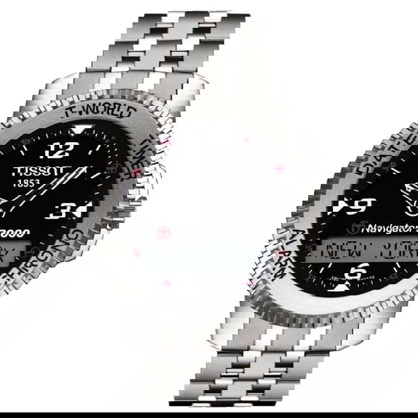 Tissot 1853 Navigator 3000 Συλλεκτικό βίνταζ ρολόι χειρός ατσάλινο μπρασελέ σπάνιο watch model Swiss