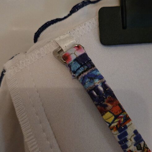 Calzedonia Cobey bikini top bandeau patchwork, like new
