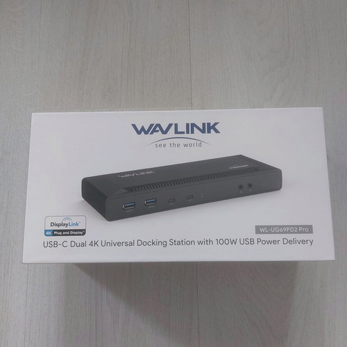 Wavlink WL-UG69PD2 Pro Docking Station new with Dual 4K 60Hz and 100W PD