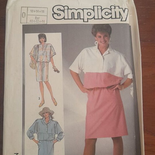 Simplicity vintage pattern unused with English instructions