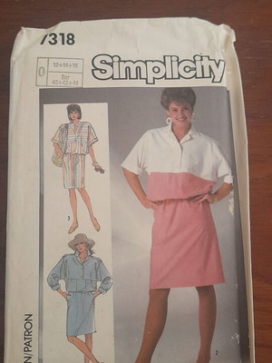Simplicity vintage pattern unused with English instructions