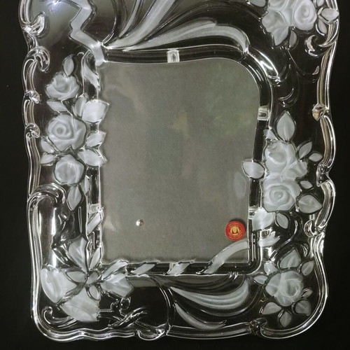 Walther Glass Victorian Collection glass photo frame new 31×38 cm