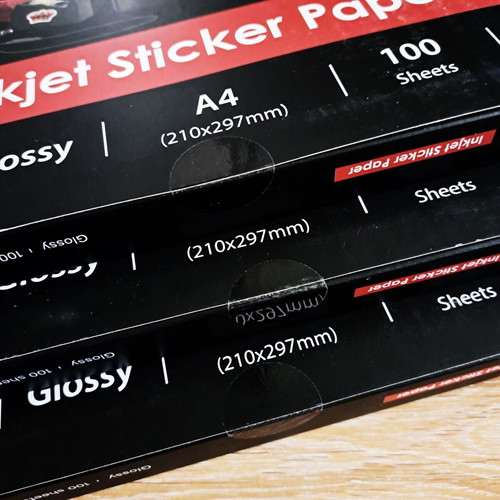 A4 Αυτοκόλλητα Glossy White για Inkjet εκτυπωτή, καινούργια, 300 σελίδες Koala