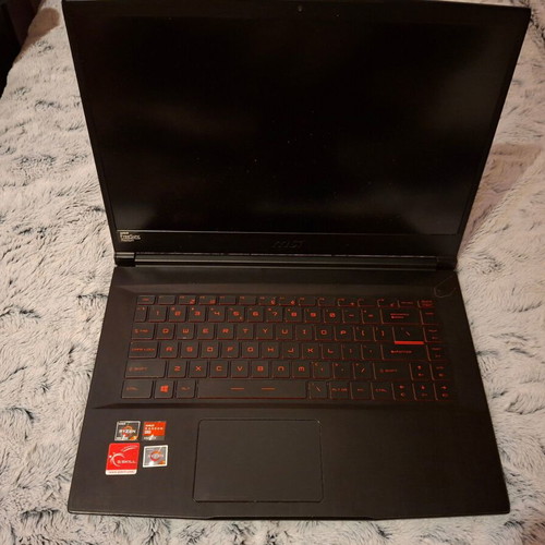 MSI Bravo 15 A4DDR used laptop with AMD Ryzen 5, 24GB RAM, 240GB SSD
