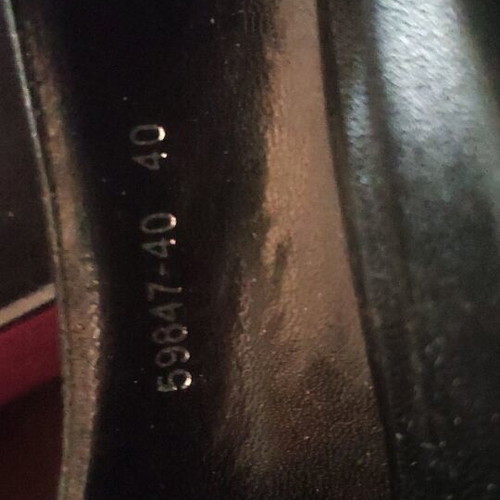 High-heeled shoes with rhinestones like new, size 40, black