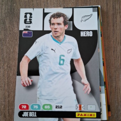 Panini Adrenalyn XL World Cup 2026 Joe Bell new from pack