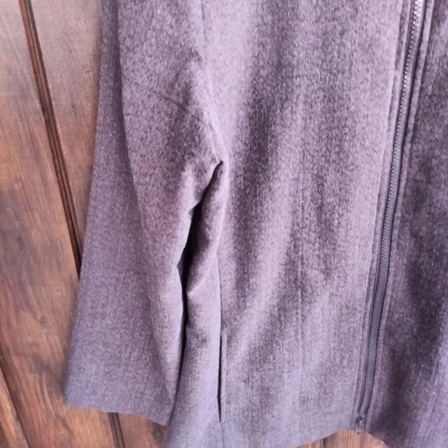Leonard's jacket like new, purple-gray, size M/38, zipper and pockets