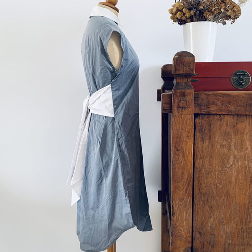 Ioanna Kourbela dress new, gray and blue, size small