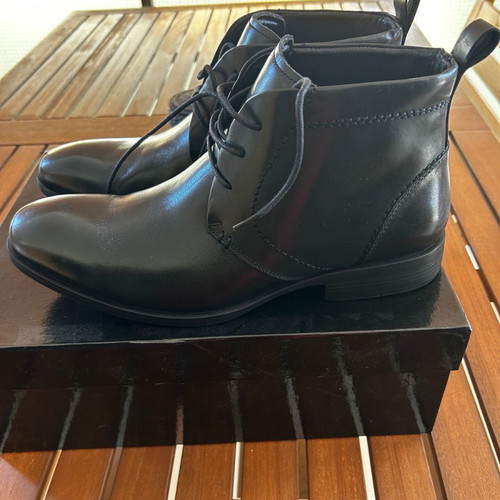 Nak shoes men's boots new, size 43, black leather