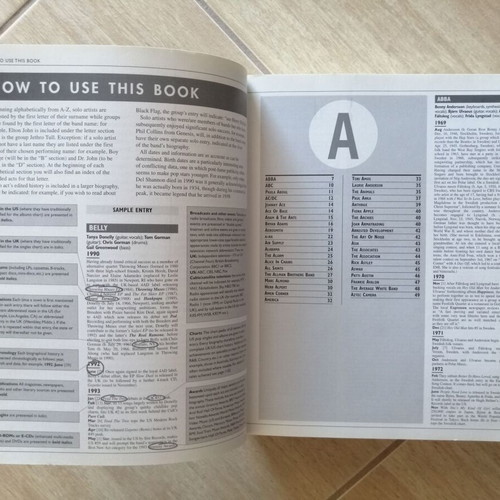Q Magazine Encyclopedia of Rock Stars music encyclopedia used, English
