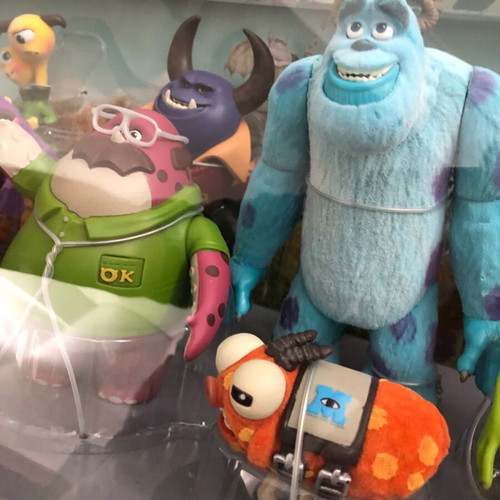 Monsters University Deluxe 10 Figure Set Like New