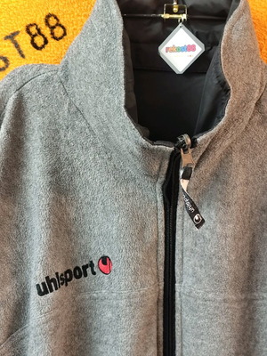 Uhlsport reversible jacket used, black and gray, size L