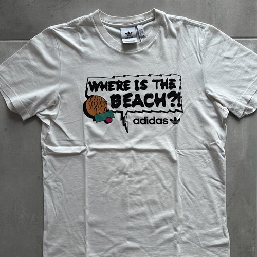 Adidas men's t-shirt like new, white, size M