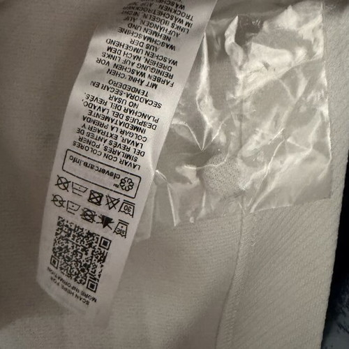 ASOS oversized white and blue T-shirt