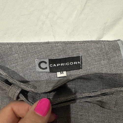 Capricorn grey mini flared skirt, size M
