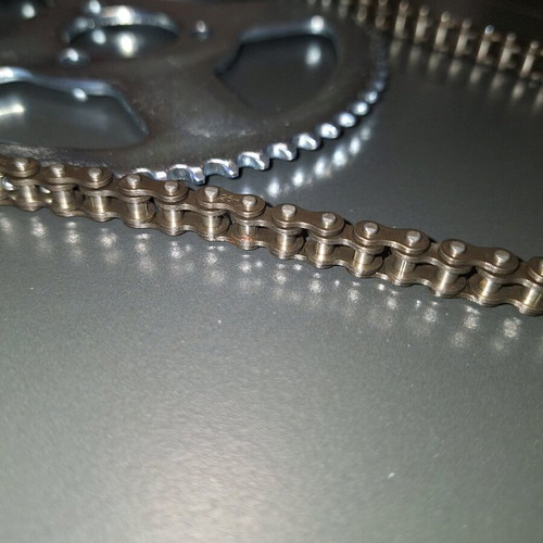 Sprocket and chain new with 29mm shaft size and 25H