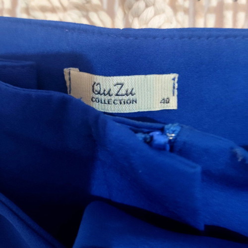 Office pants with belt like new, blue, size M