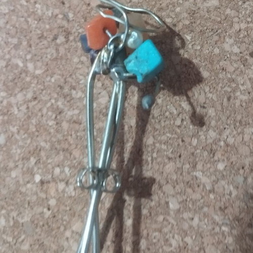 Pin with enamel in like new condition with gift stone pin