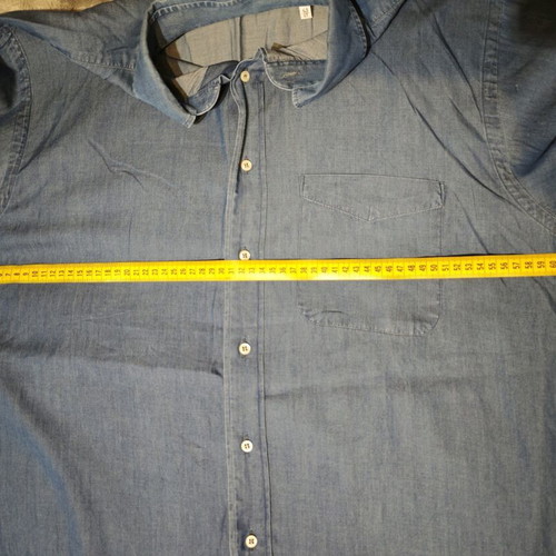Daniel Hechter Paris men's shirt blue XXL like new, 100% cotton